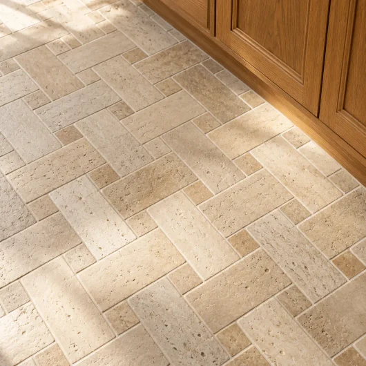Beige Limestone Basketweave