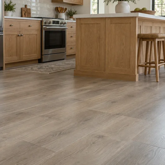 Greige Luxury Vinyl Plank