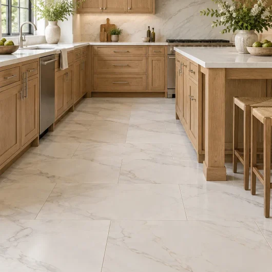 Honed Marble Look Porcelain